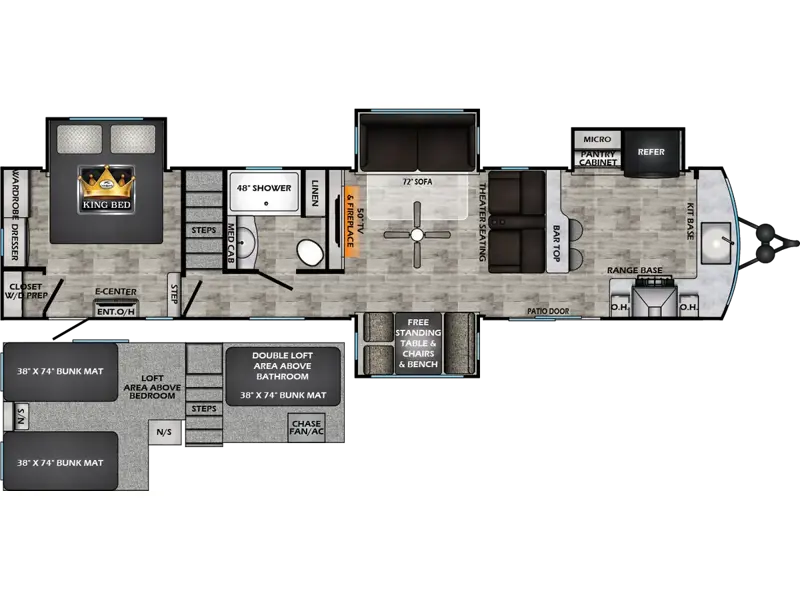 2025 CrossRoads Redwood Regency RW3881FKL, $ 94,990