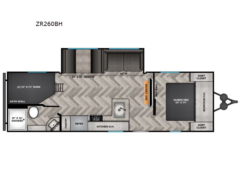 2024 CrossRoads Zinger Lite ZR260BH, $ 22,990